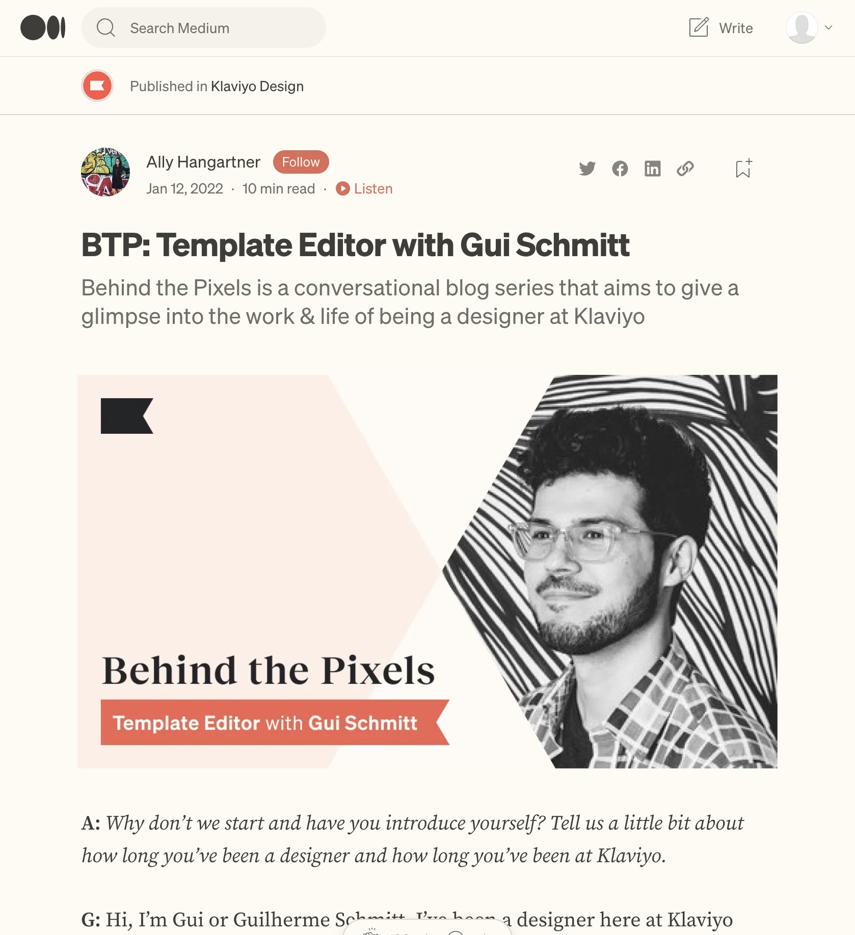 Behind the pixels: the Klaviyo email builder design story